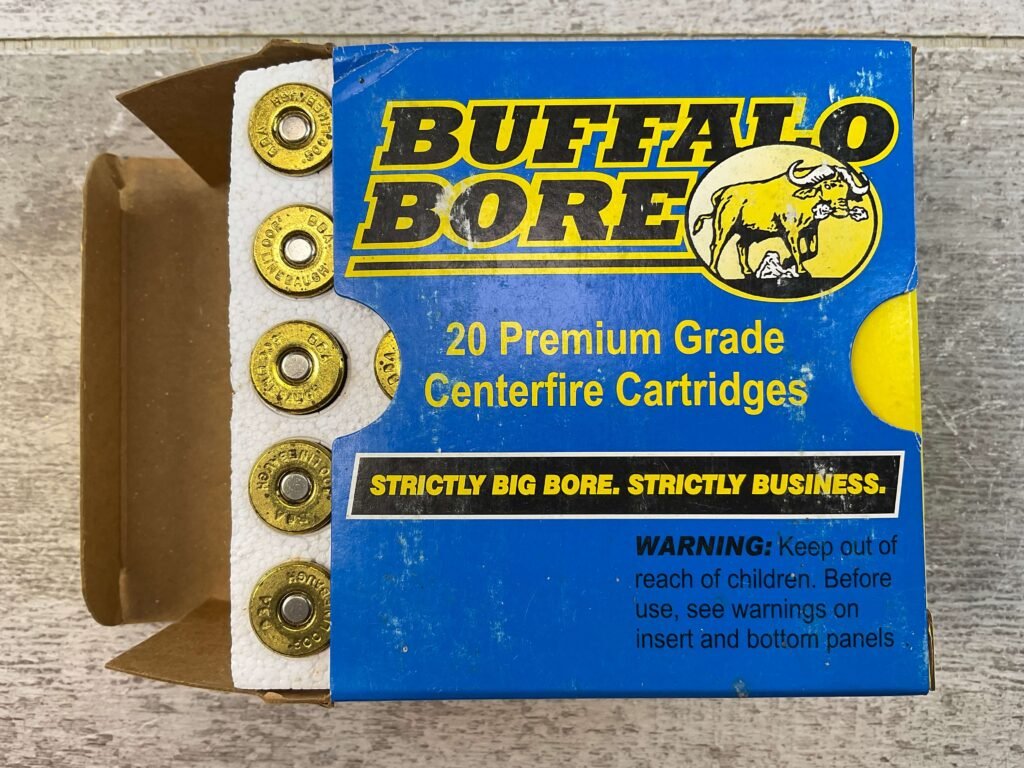 BUFFALO BORE .500 LINEBAUGH, 525 GR. LBT-LFN AMMO, FULL BOX (QTY 20) #5-11089