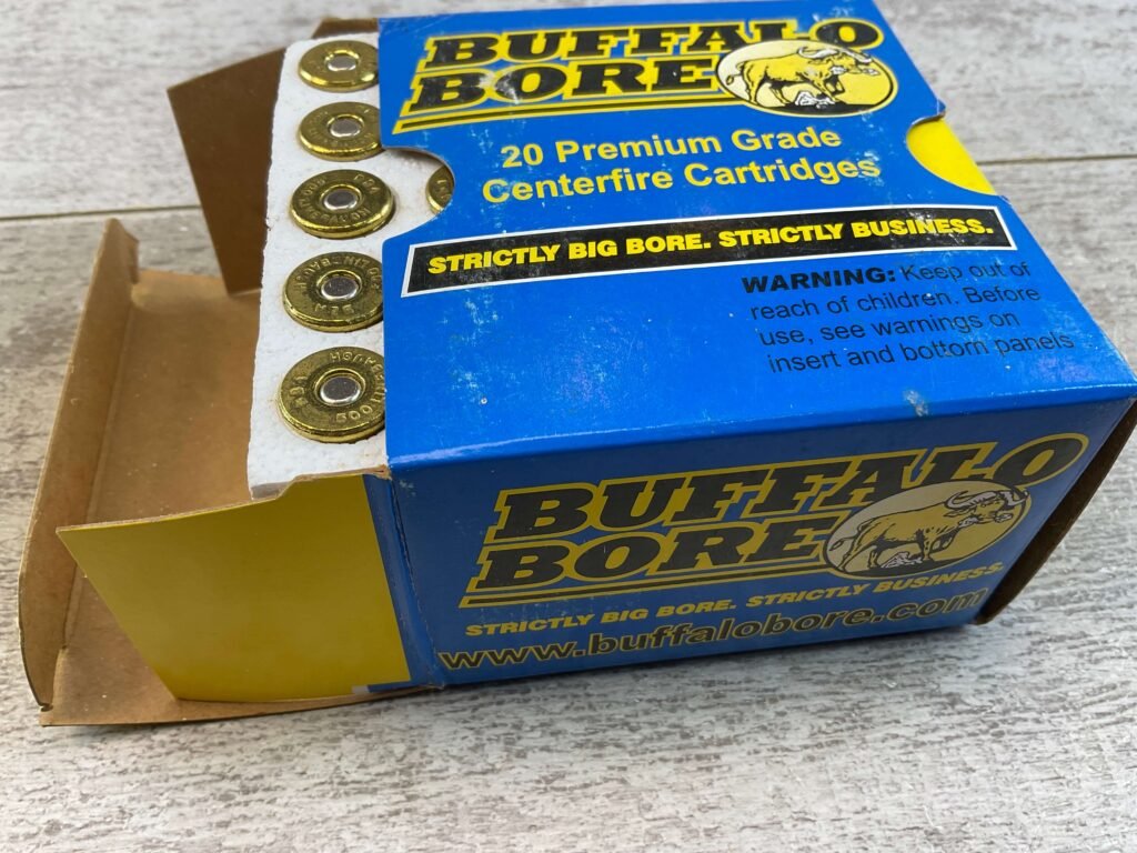 BUFFALO BORE .500 LINEBAUGH, 525 GR. LBT-LFN AMMO, FULL BOX (QTY 20) #5-11089