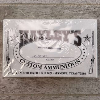 HAYLEY'S CUSTOM AMMUNITION .45-90 WCF, LOADED W/ SMOKELESS POWDER AMMO, UNOPENED BOX #5-11092