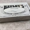 HAYLEY'S CUSTOM AMMUNITION .43 SPANISH, LOADED W/ BLACK POWDER AMMO, UNOPENED BOX (QTY 20) #5-11095