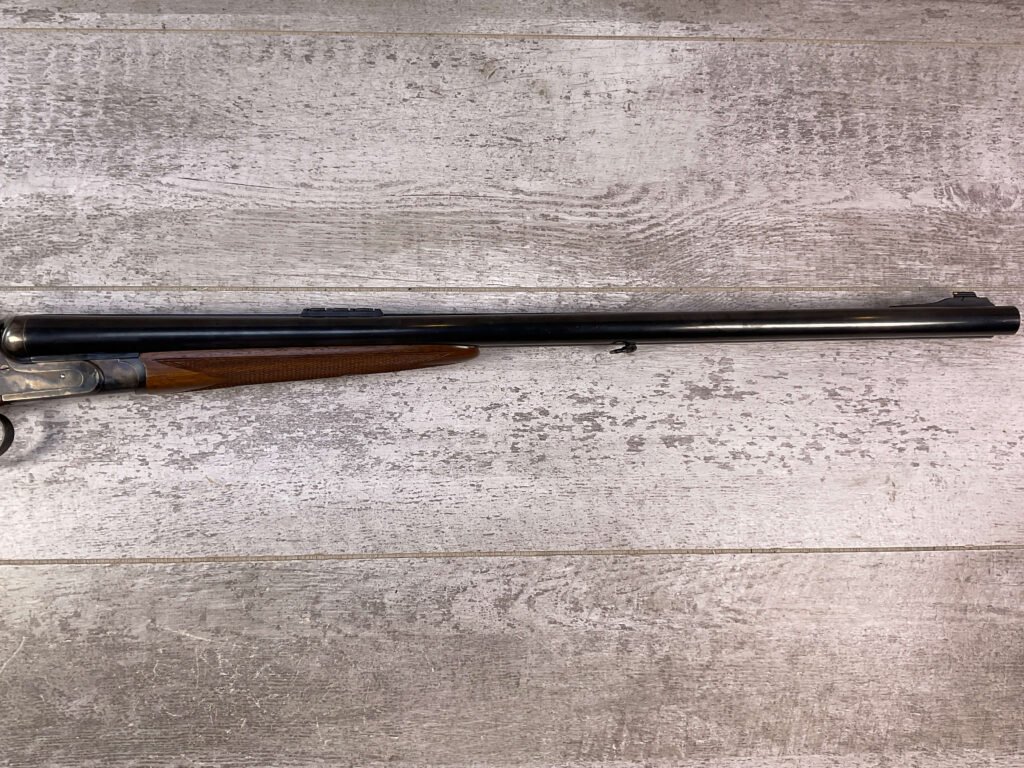 DIXIE GUN WORKS 45-70 SXS DOUBLE BARREL RIFLE, JAMES EARL JONES COLLECTION, LIKE NEW #5-11000
