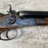 DIXIE GUN WORKS 45-70 SXS DOUBLE BARREL RIFLE, JAMES EARL JONES COLLECTION, LIKE NEW #5-11000