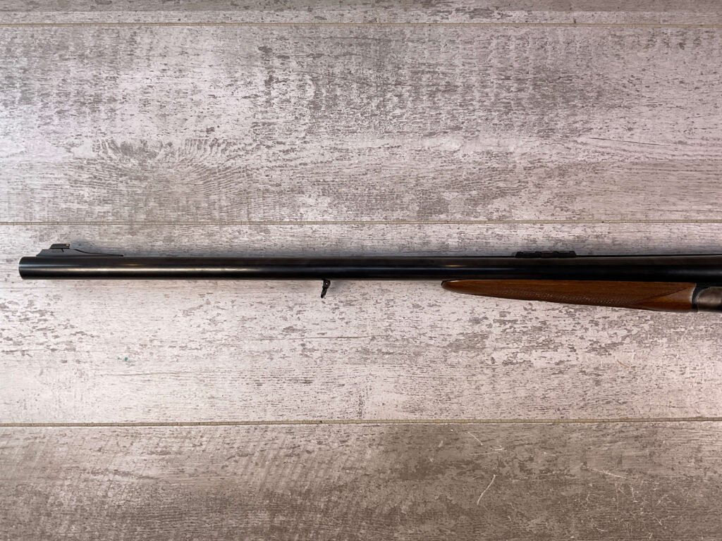 DIXIE GUN WORKS 45-70 SXS DOUBLE BARREL RIFLE, JAMES EARL JONES COLLECTION, LIKE NEW #5-11000