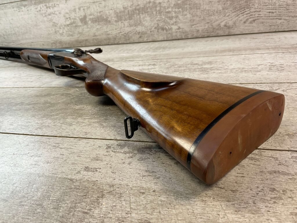 DIXIE GUN WORKS 45-70 SXS DOUBLE BARREL RIFLE, JAMES EARL JONES COLLECTION, LIKE NEW #5-11000