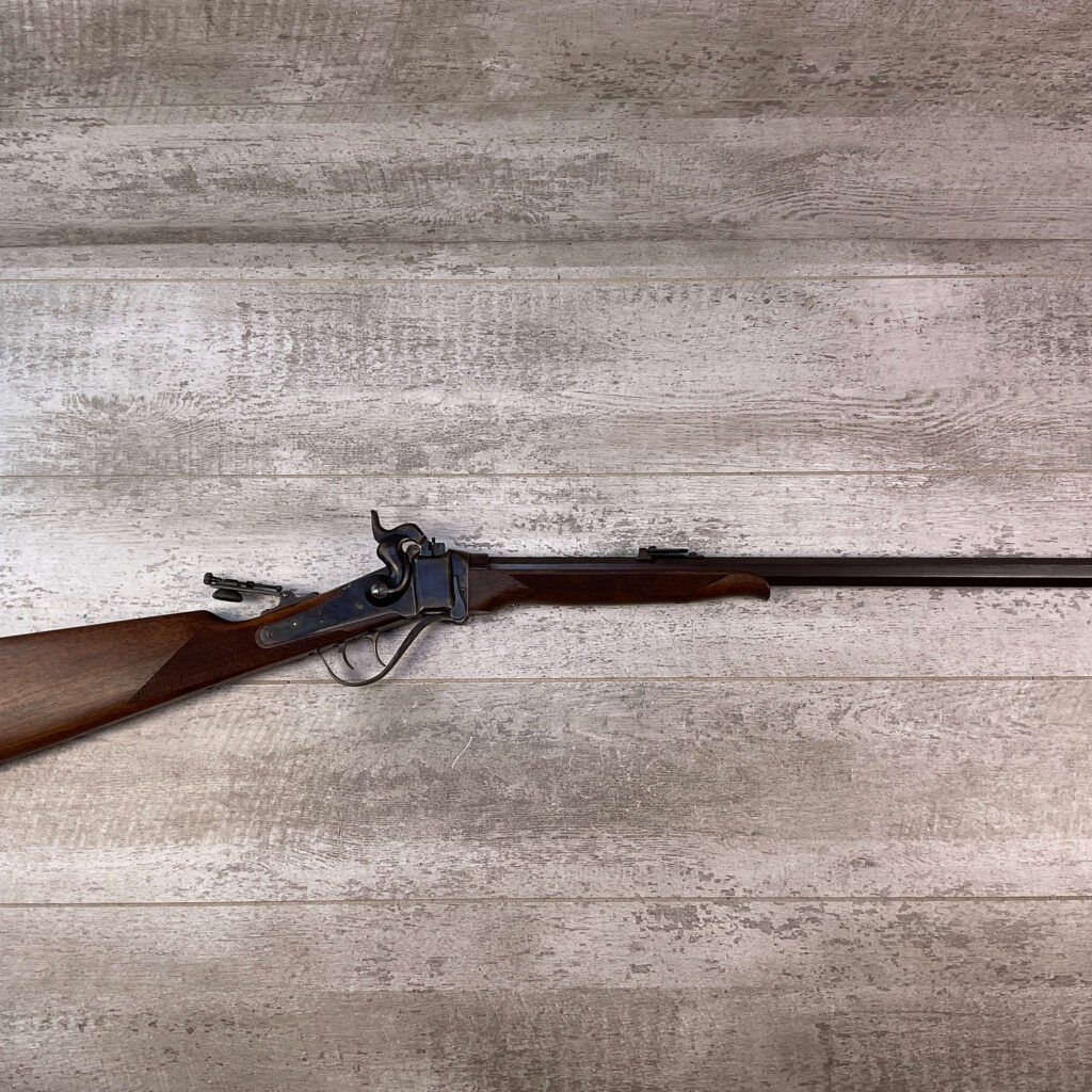 IAB GARDONE SHARPS .45-70 FALLING BLOCK RIFLE, JAMES EARL JONES COLLECTION, LIKE NEW #5-11001