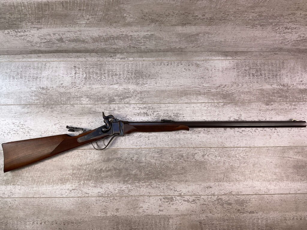 IAB GARDONE SHARPS .45-70 FALLING BLOCK RIFLE, JAMES EARL JONES COLLECTION, LIKE NEW #5-11001