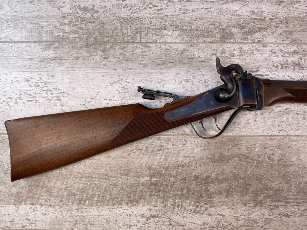 IAB GARDONE SHARPS .45-70 FALLING BLOCK RIFLE, JAMES EARL JONES COLLECTION, LIKE NEW #5-11001