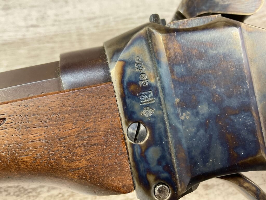 IAB GARDONE SHARPS .45-70 FALLING BLOCK RIFLE, JAMES EARL JONES COLLECTION, LIKE NEW #5-11001