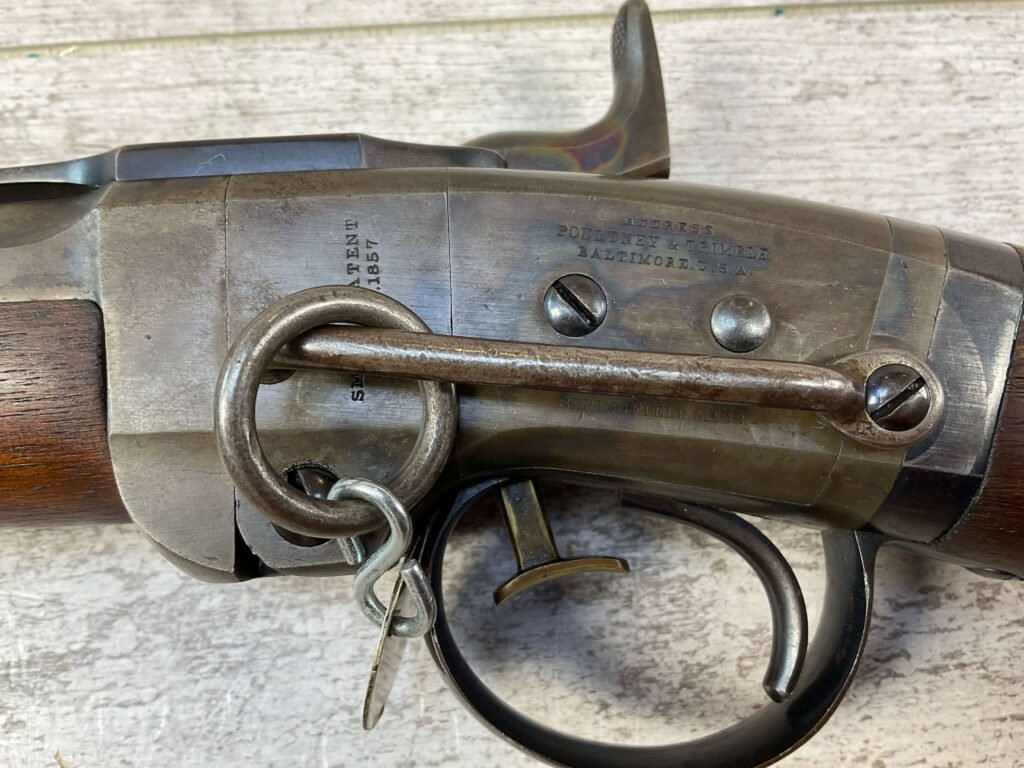 POULTNEY & TRIMBLE SRC CIVIL WAR SMITH CAVALRY CARBINE RIFLE IN .50 CAL, JAMES EARL JONES COLLECTION #5-11003