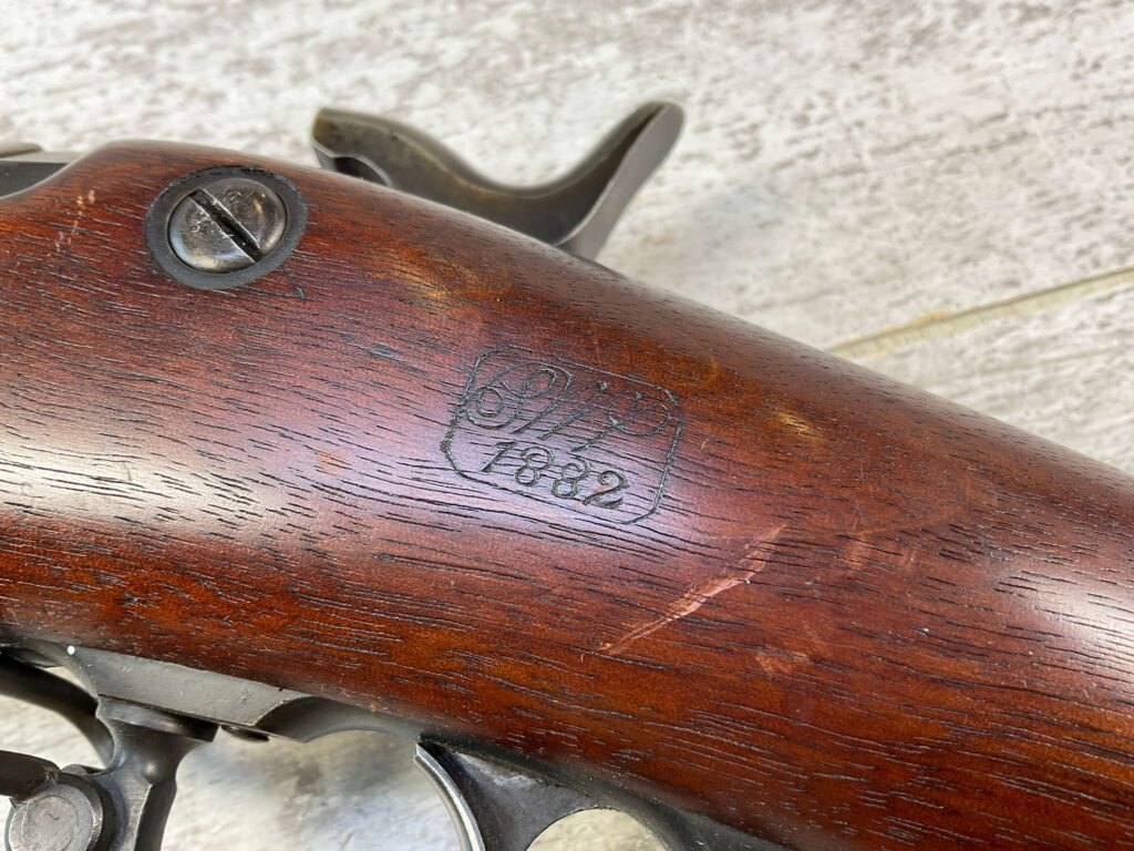 US SPRINGFIELD MODEL 1884 .45-70 TRAPDOOR LONG RIFLE, JAMES EARL JONES COLLECTION #5-11004