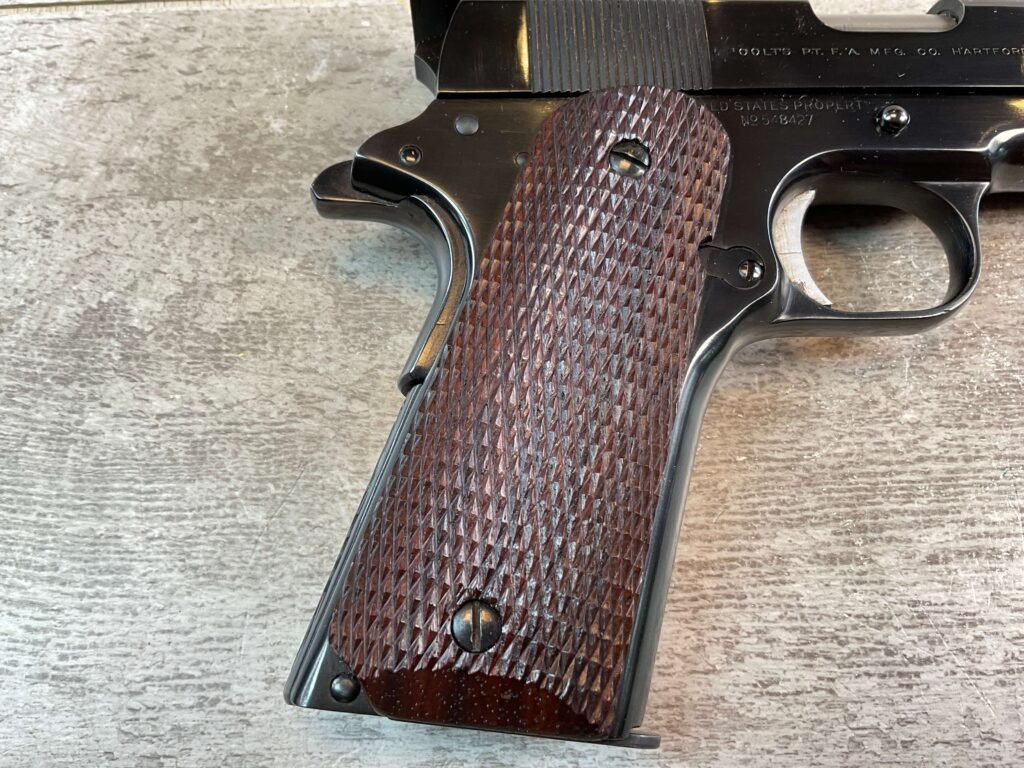 COLT 1911 .38 AMU SEMI AUTO PISTOL, 1918 MFR, JAMES EARL JONES COLLECTION, RARE #5-10821