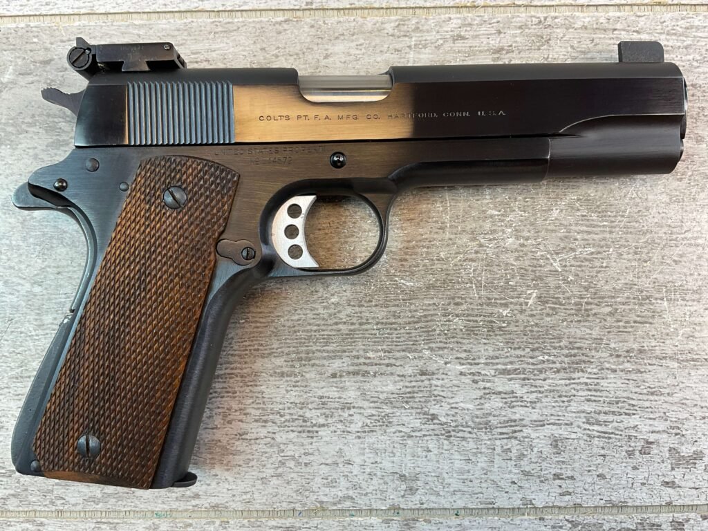 COLT 1911 .38 AMU SEMI AUTO PISTOL, 1918 MFR, JAMES EARL JONES COLLECTION, UNMODIFIED #5-10822