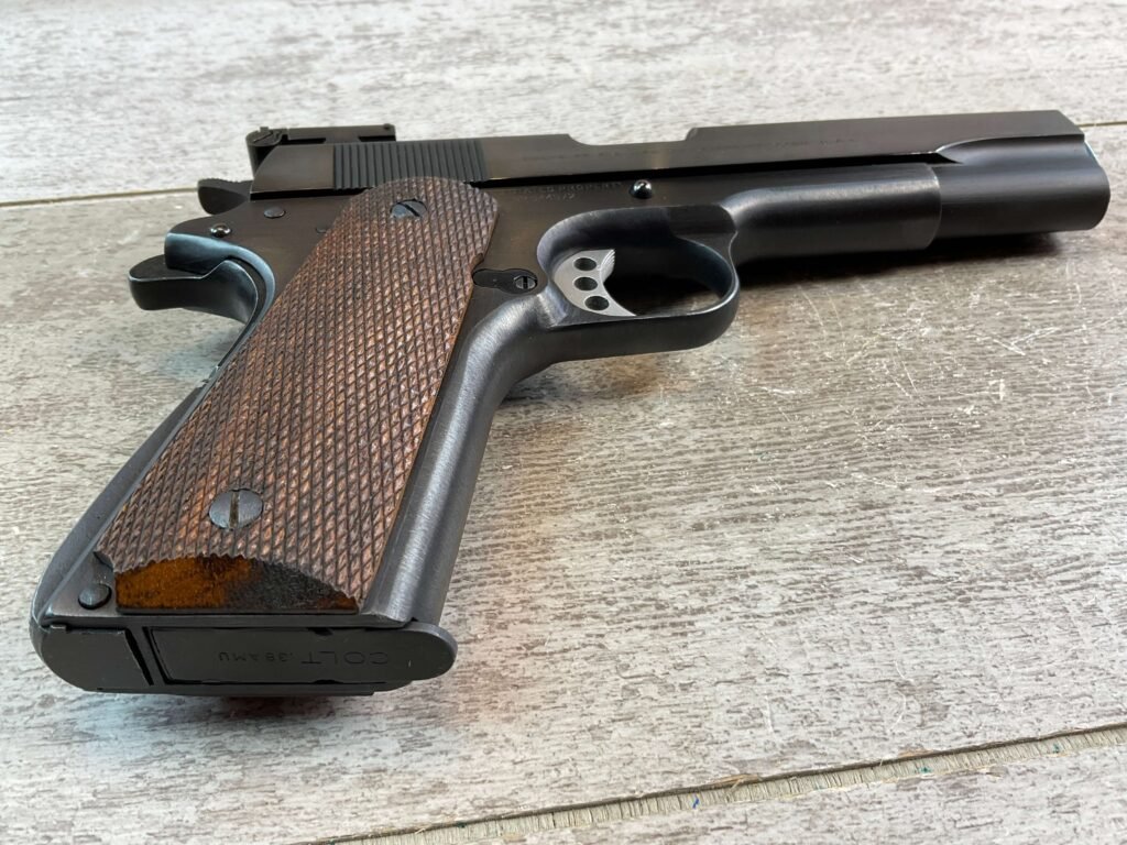 COLT 1911 .38 AMU SEMI AUTO PISTOL, 1918 MFR, JAMES EARL JONES COLLECTION, UNMODIFIED #5-10822