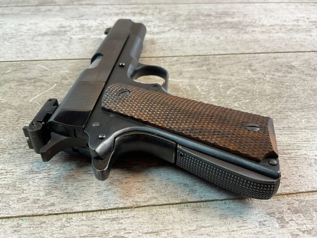 COLT 1911 .38 AMU SEMI AUTO PISTOL, 1918 MFR, JAMES EARL JONES COLLECTION, UNMODIFIED #5-10822