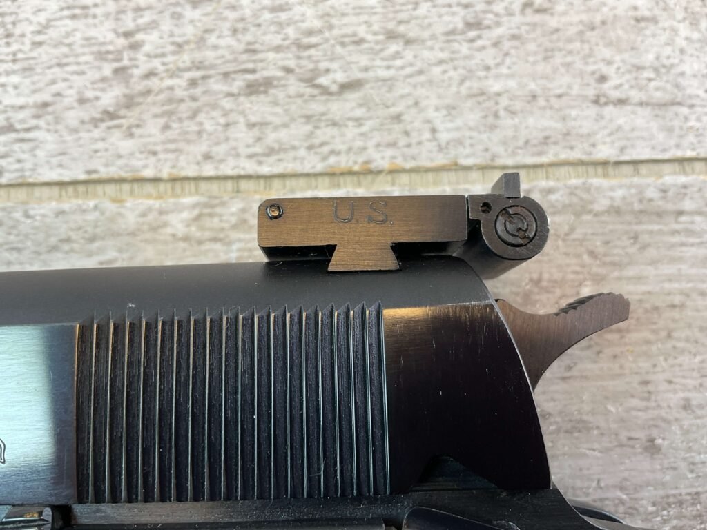 COLT 1911 .38 AMU SEMI AUTO PISTOL, 1918 MFR, JAMES EARL JONES COLLECTION, UNMODIFIED #5-10822