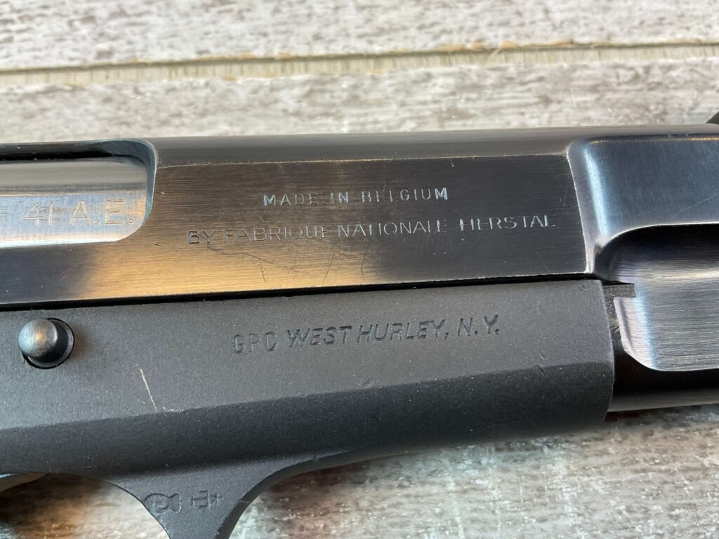 FN BROWNING HI POWER .41 AE SEMI AUTO PISTOL, JAMES EARL JONES COLLECTION #5-10824