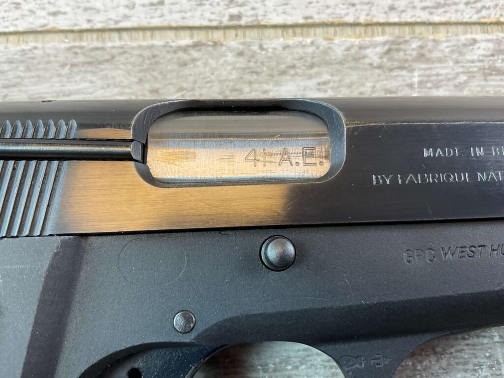 FN BROWNING HI POWER .41 AE SEMI AUTO PISTOL, JAMES EARL JONES COLLECTION #5-10824