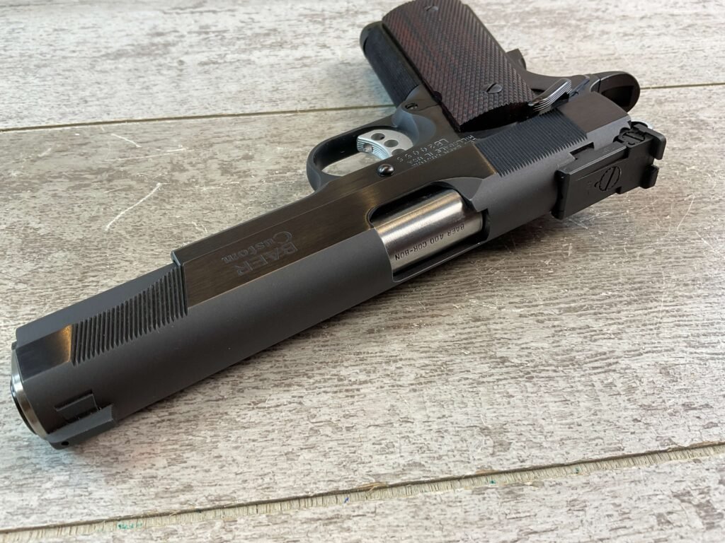 LES BAER 1911 CUSTOMS 400 COR-BON SEMI AUTO PISTOL, JAMES EARL JONES COLLECTION, CUSTOM #5-10825