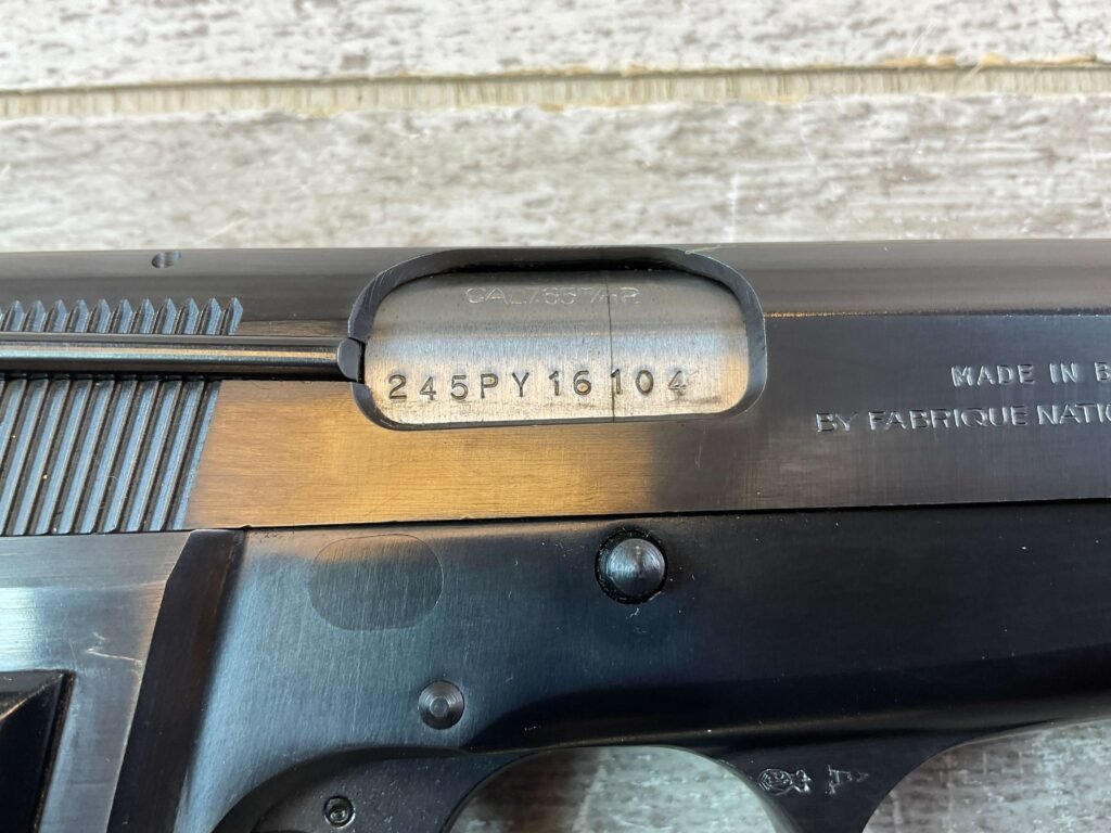 FN BROWNING HI POWER 7.65MM PARABELLUM .30 LUGER SEMI AUTO PISTOL, JAMES EARL JONES COLLECTION #5-10827