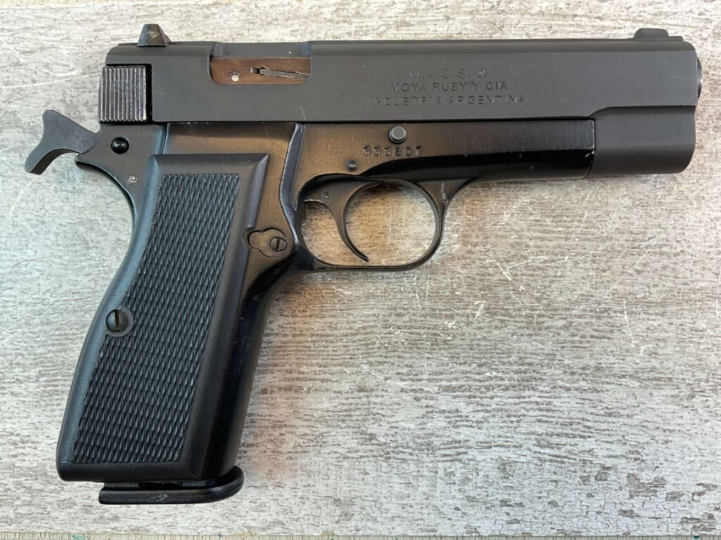 FN BROWNING HI POWER 9MM/22 LR SEMI AUTO PISTOL, JAMES EARL JONES COLLECTION #5-10828