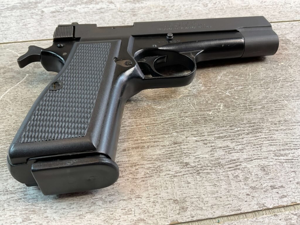 FN BROWNING HI POWER 9MM/22 LR SEMI AUTO PISTOL, JAMES EARL JONES COLLECTION #5-10828