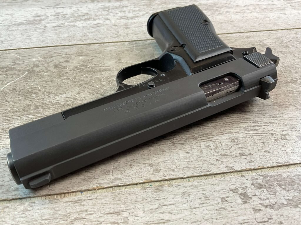 FN BROWNING HI POWER 9MM/22 LR SEMI AUTO PISTOL, JAMES EARL JONES COLLECTION #5-10828