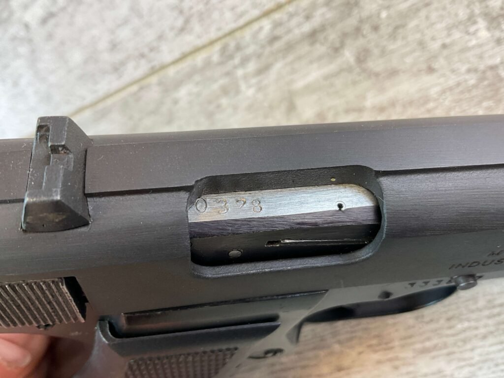 FN BROWNING HI POWER 9MM/22 LR SEMI AUTO PISTOL, JAMES EARL JONES COLLECTION #5-10828