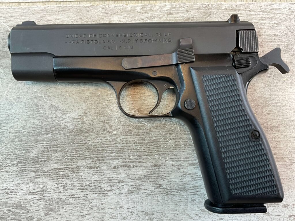 FN BROWNING HI POWER 9MM/22 LR SEMI AUTO PISTOL, JAMES EARL JONES COLLECTION #5-10828