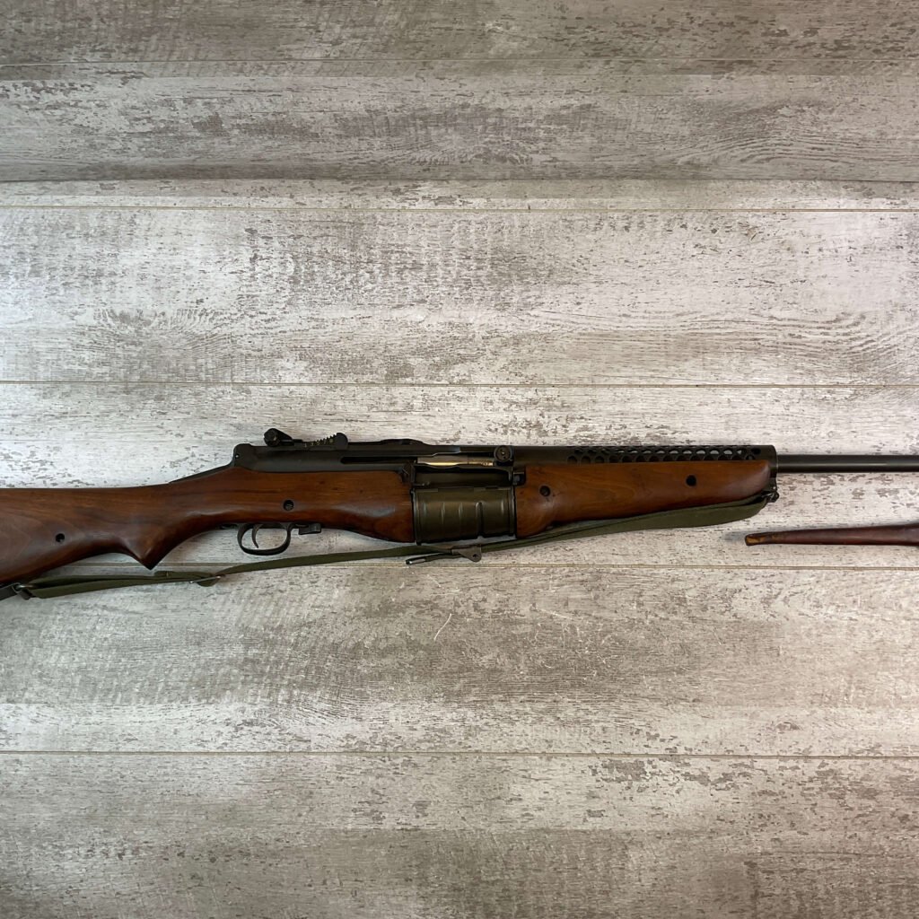 JOHNSON AUTOMATICS MODEL 1941 .30-06 CAL MILITARY RIFLE, JAMES EARL JONES COLLECTION, NEAR NEW W/ BAYONET #5-11006