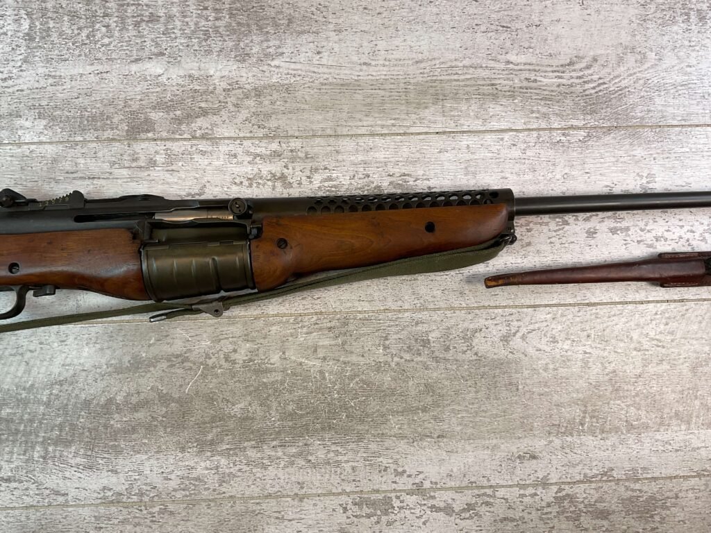 JOHNSON AUTOMATICS MODEL 1941 .30-06 CAL MILITARY RIFLE, JAMES EARL JONES COLLECTION, NEAR NEW W/ BAYONET #5-11006