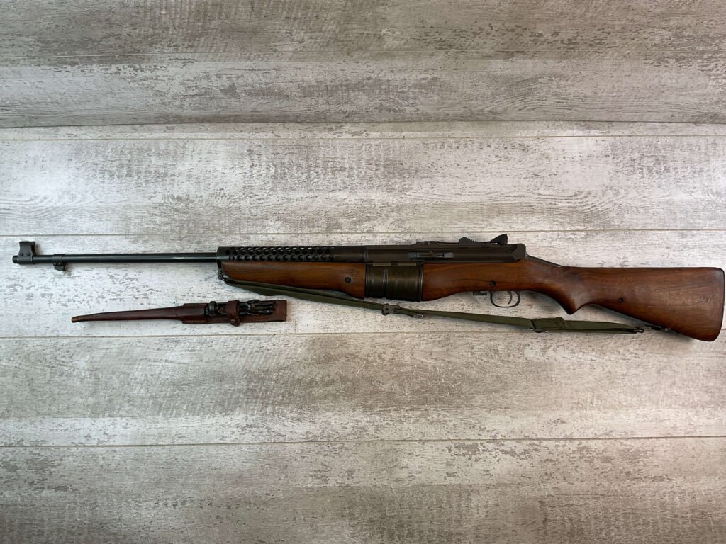 JOHNSON AUTOMATICS MODEL 1941 .30-06 CAL MILITARY RIFLE, JAMES EARL JONES COLLECTION, NEAR NEW W/ BAYONET #5-11006
