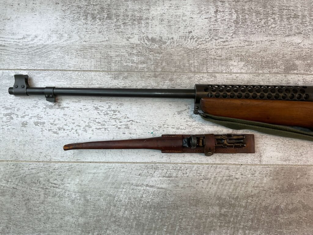 JOHNSON AUTOMATICS MODEL 1941 .30-06 CAL MILITARY RIFLE, JAMES EARL JONES COLLECTION, NEAR NEW W/ BAYONET #5-11006