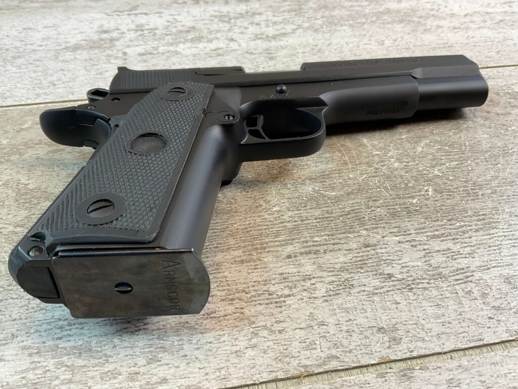 ATOMITRONX 22TCM M1911-A2 FS SEMI AUTO PISTOL, JAMES EARL JONES COLLECTION, VERY RARE #5-10830