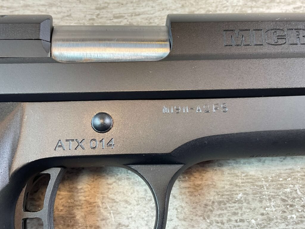 ATOMITRONX 22TCM M1911-A2 FS SEMI AUTO PISTOL, JAMES EARL JONES COLLECTION, VERY RARE #5-10830