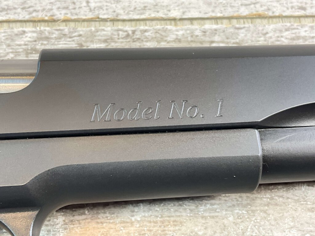 GUNCRAFTER MODEL NO. 1 50GI CUSTOM SEMI AUTO PISTOL, JAMES EARL JONES COLLECTION #5-10831