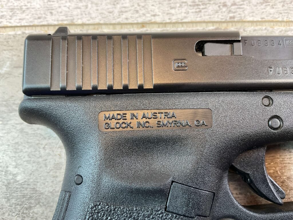 GLOCK MODEL 37 .45 G.A.P. SEMI AUTO PISTOL, JAMES EARL JONES COLLECTION #5-10832