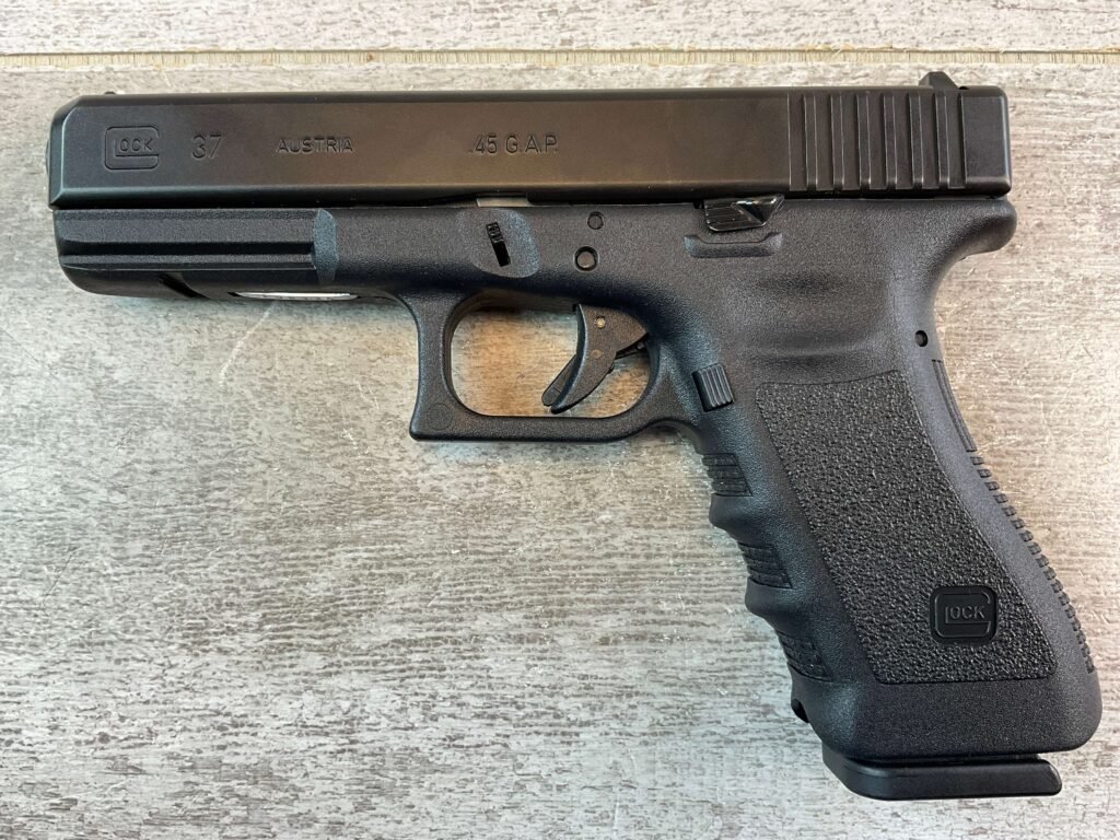 GLOCK MODEL 37 .45 G.A.P. SEMI AUTO PISTOL, JAMES EARL JONES COLLECTION #5-10832