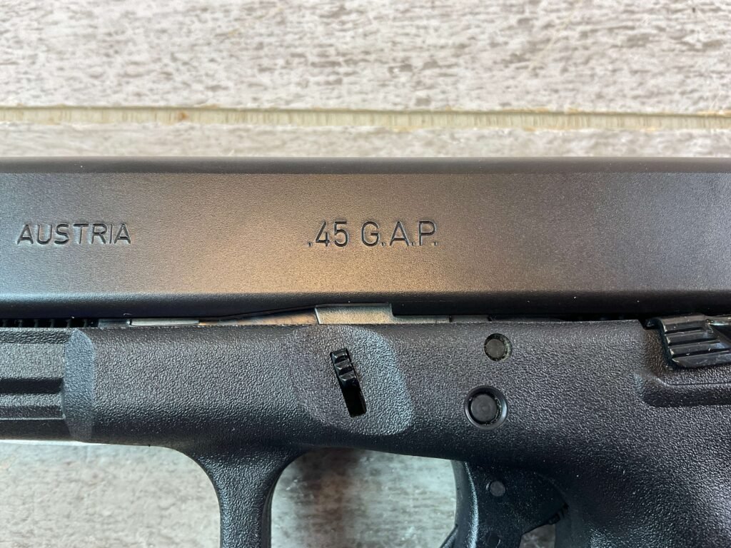 GLOCK MODEL 37 .45 G.A.P. SEMI AUTO PISTOL, JAMES EARL JONES COLLECTION #5-10832