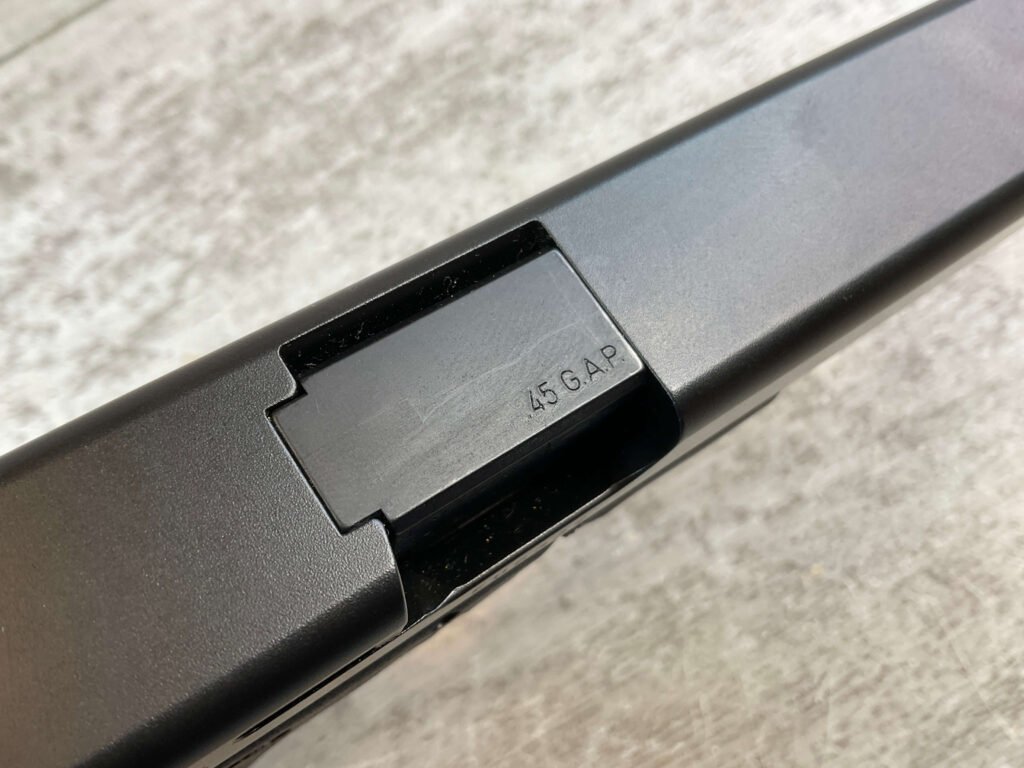 GLOCK MODEL 37 .45 G.A.P. SEMI AUTO PISTOL, JAMES EARL JONES COLLECTION #5-10832