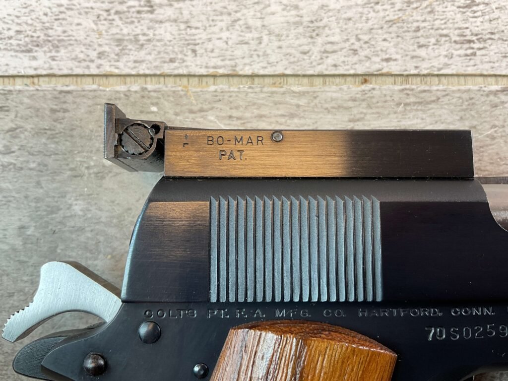 COLT GOVT MODEL 1911A1 CLARK LONG SLIDE .38 SEMI AUTO PISTOL, JAMES EARL JONES COLLECTION #5-10835