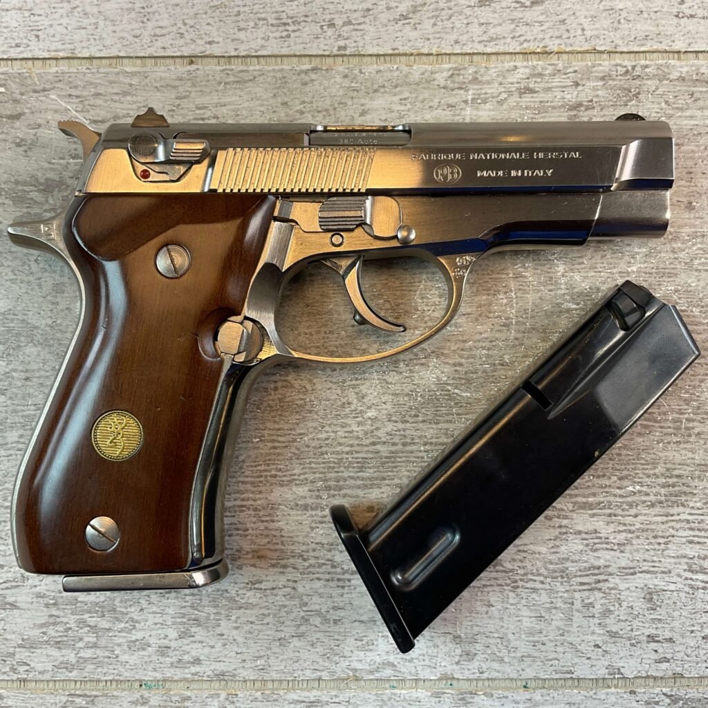 BROWNING BDA .380 STAINLESS STEEL SEMI AUTO PISTOL, JAMES EARL JONES COLLECTION #5-10836