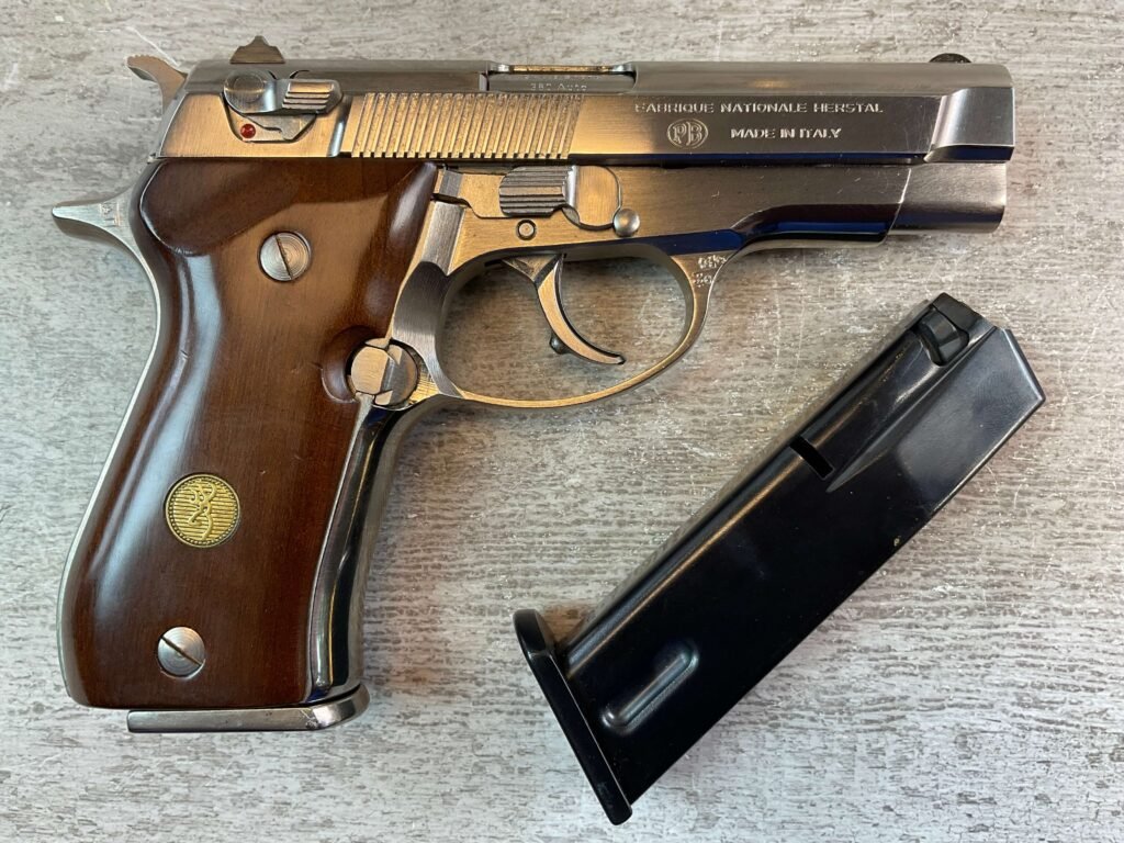 BROWNING BDA .380 STAINLESS STEEL SEMI AUTO PISTOL, JAMES EARL JONES COLLECTION #5-10836