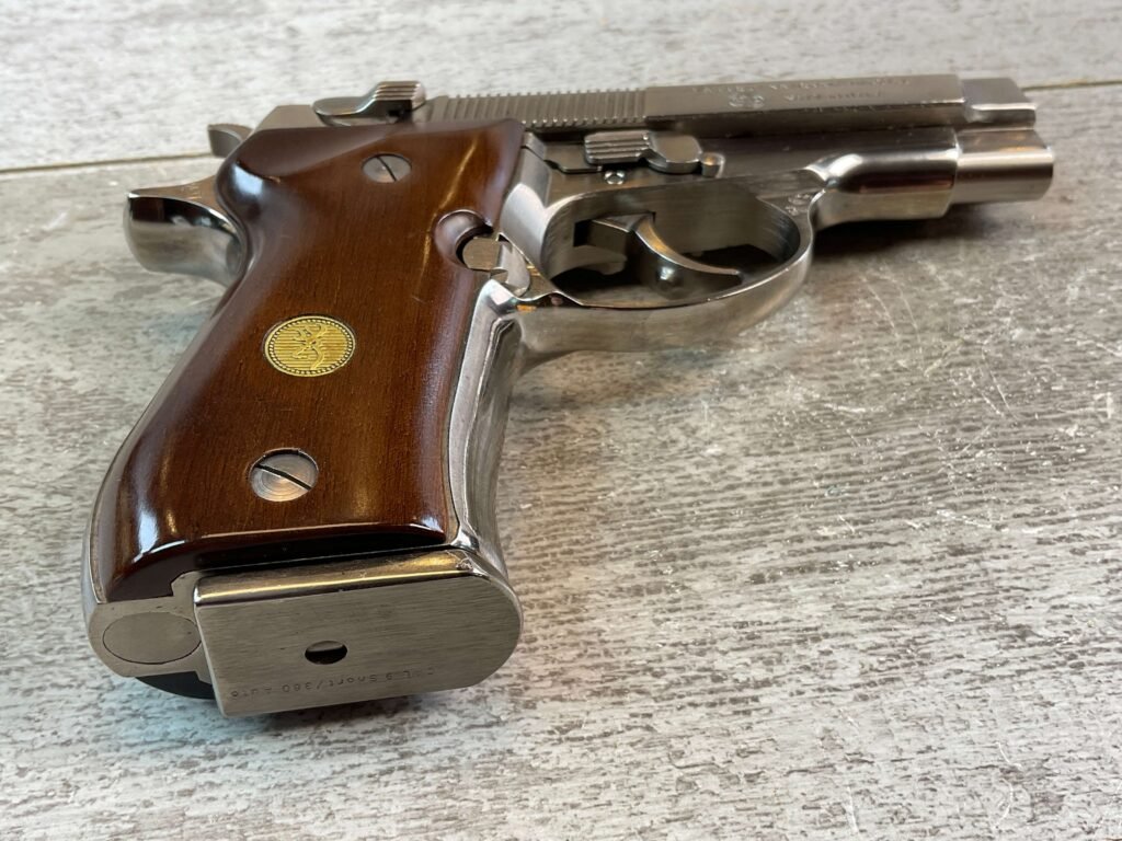 BROWNING BDA .380 STAINLESS STEEL SEMI AUTO PISTOL, JAMES EARL JONES COLLECTION #5-10836