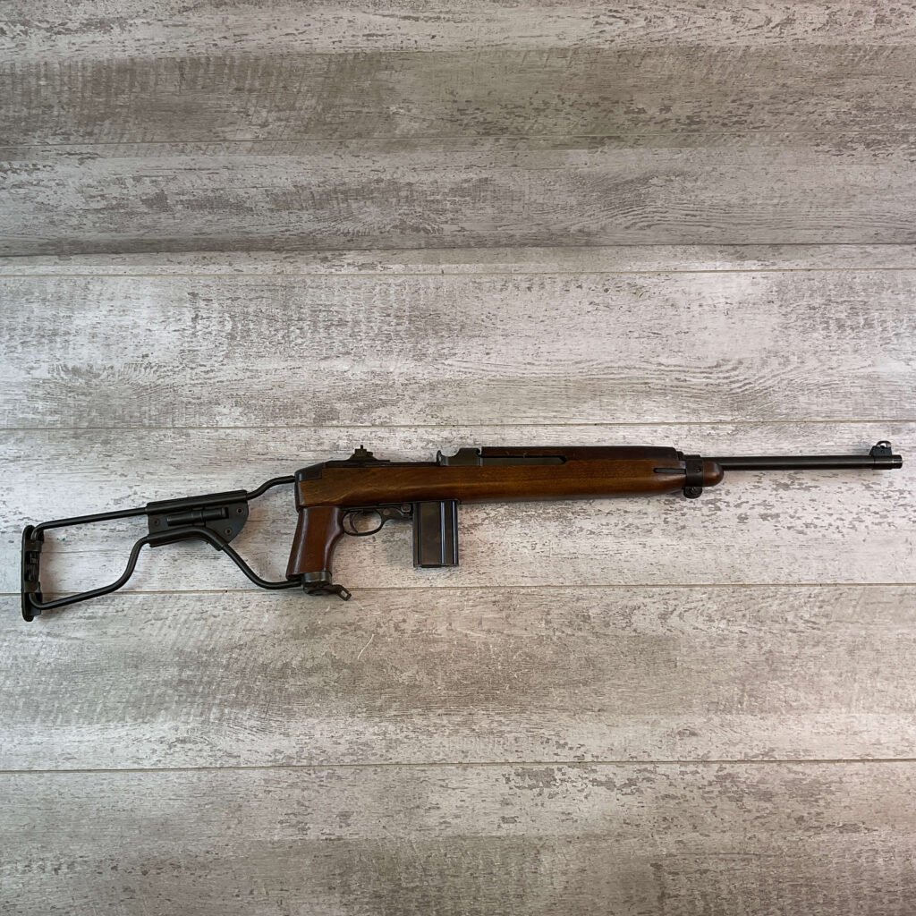 US CARBINE INLAND .30 CARBINE M1A1 PARATROOPER CARBINE SEMI AUTO RIFLE, JAMES EARL JONES COLLECTION #5-11013