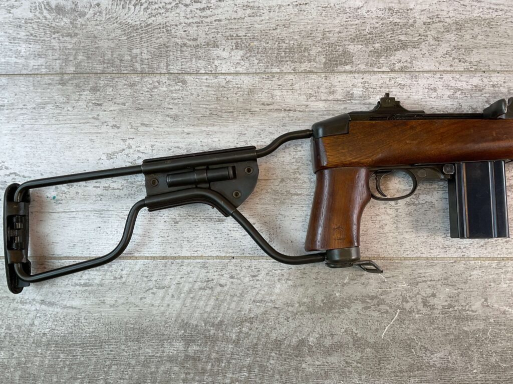 US CARBINE INLAND .30 CARBINE M1A1 PARATROOPER CARBINE SEMI AUTO RIFLE, JAMES EARL JONES COLLECTION #5-11013