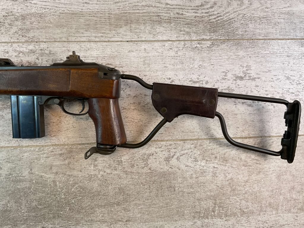 US CARBINE INLAND .30 CARBINE M1A1 PARATROOPER CARBINE SEMI AUTO RIFLE, JAMES EARL JONES COLLECTION #5-11013