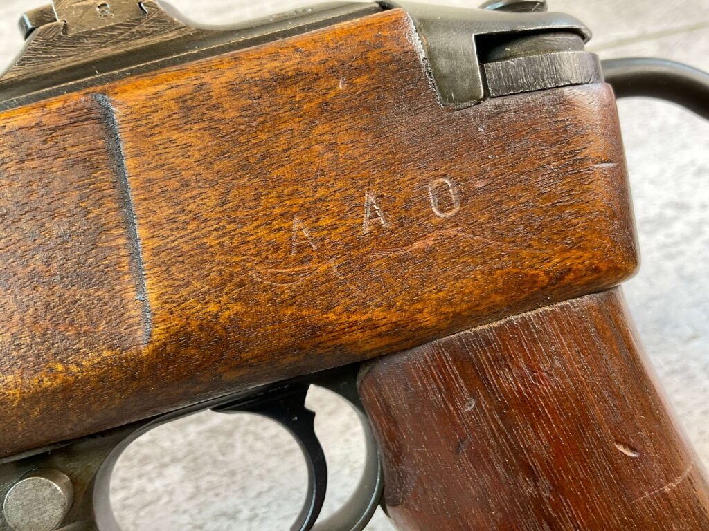 US CARBINE INLAND .30 CARBINE M1A1 PARATROOPER CARBINE SEMI AUTO RIFLE, JAMES EARL JONES COLLECTION #5-11013