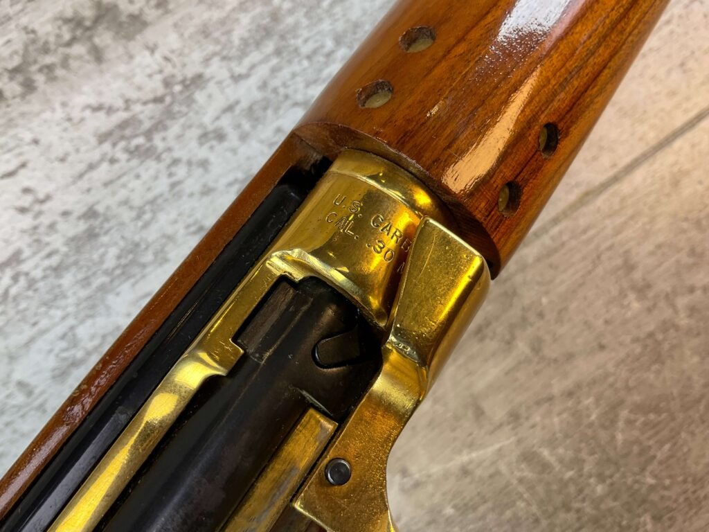 UNIVERSAL M1 CARBINE 30 CARBINE SEMI AUTO RIFLE, JAMES EARL JONES COLLECTION, GOLD PLATED PRESENTATION #5-11015