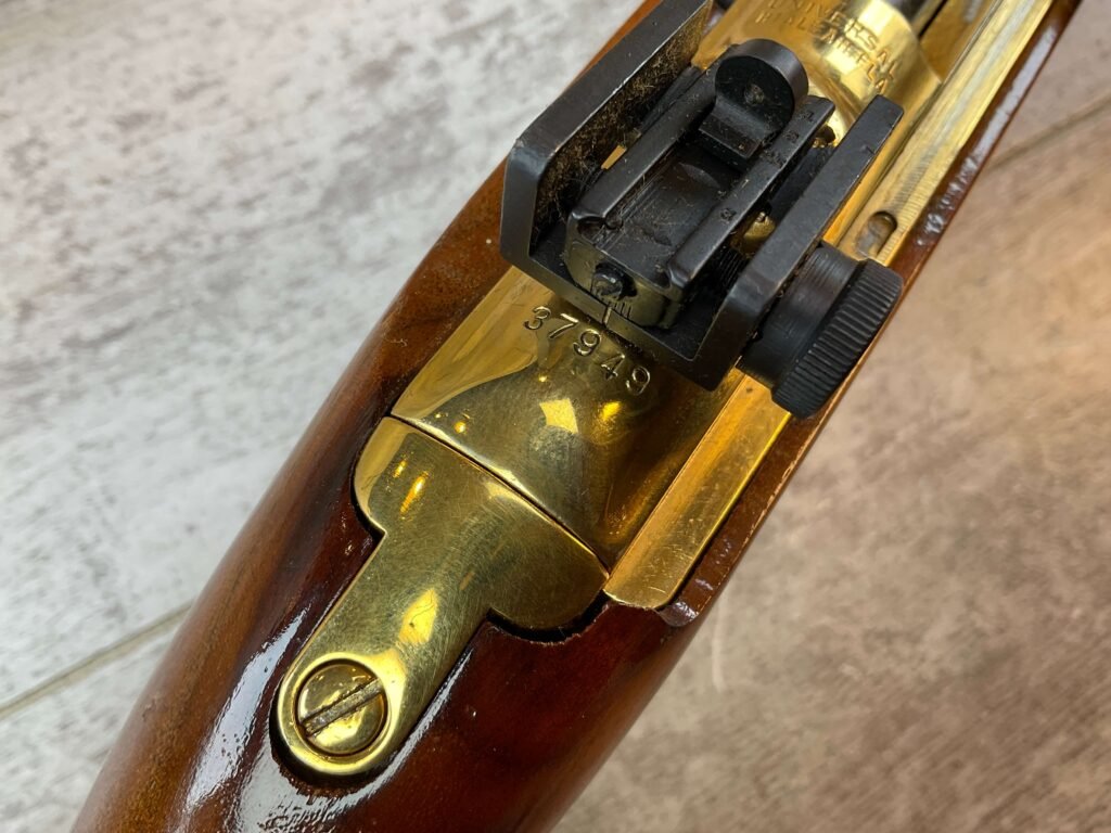 UNIVERSAL M1 CARBINE 30 CARBINE SEMI AUTO RIFLE, JAMES EARL JONES COLLECTION, GOLD PLATED PRESENTATION #5-11015