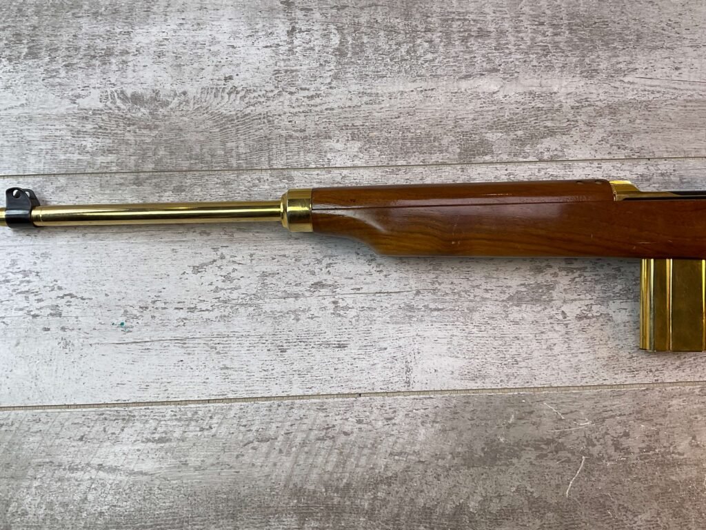 UNIVERSAL M1 CARBINE 30 CARBINE SEMI AUTO RIFLE, JAMES EARL JONES COLLECTION, GOLD PLATED PRESENTATION #5-11015